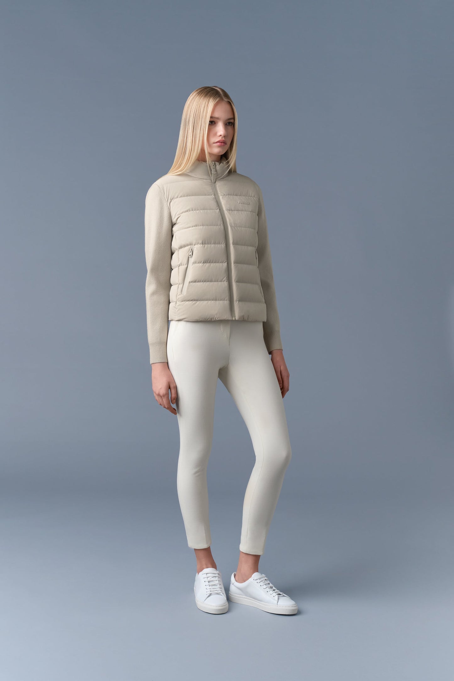 OCEANE-CITY Light down mixed-media jacket