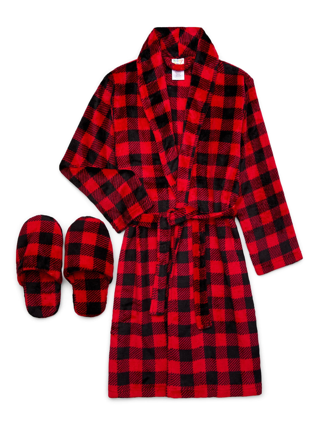 thumbnail image 1 of Sleep On It Boys Robe and Slippers, 2-Piece Set, Sizes 6-14, 1 of 3