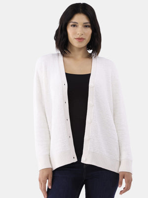 thumbnail image 4 of Time and Tru Women's Super Soft Button Cardigan, Sizes XS-XXXL, 4 of 8