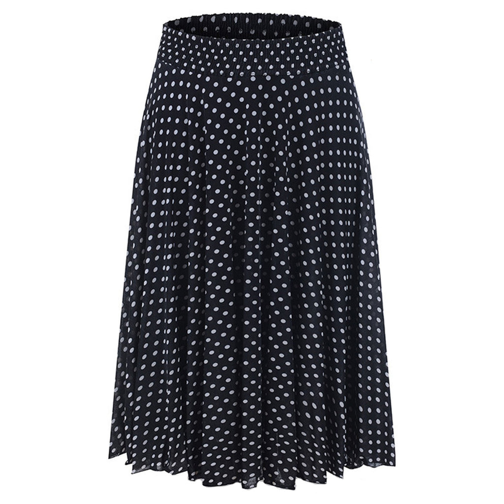 Walmart Wdfiry Women's A-Line Skirt Chiffon High Waist Pleated Swing Beach Maxi Skirt for Women Wedding Party Long Skirts