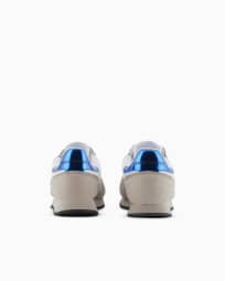 Microfiber sneakers with logo