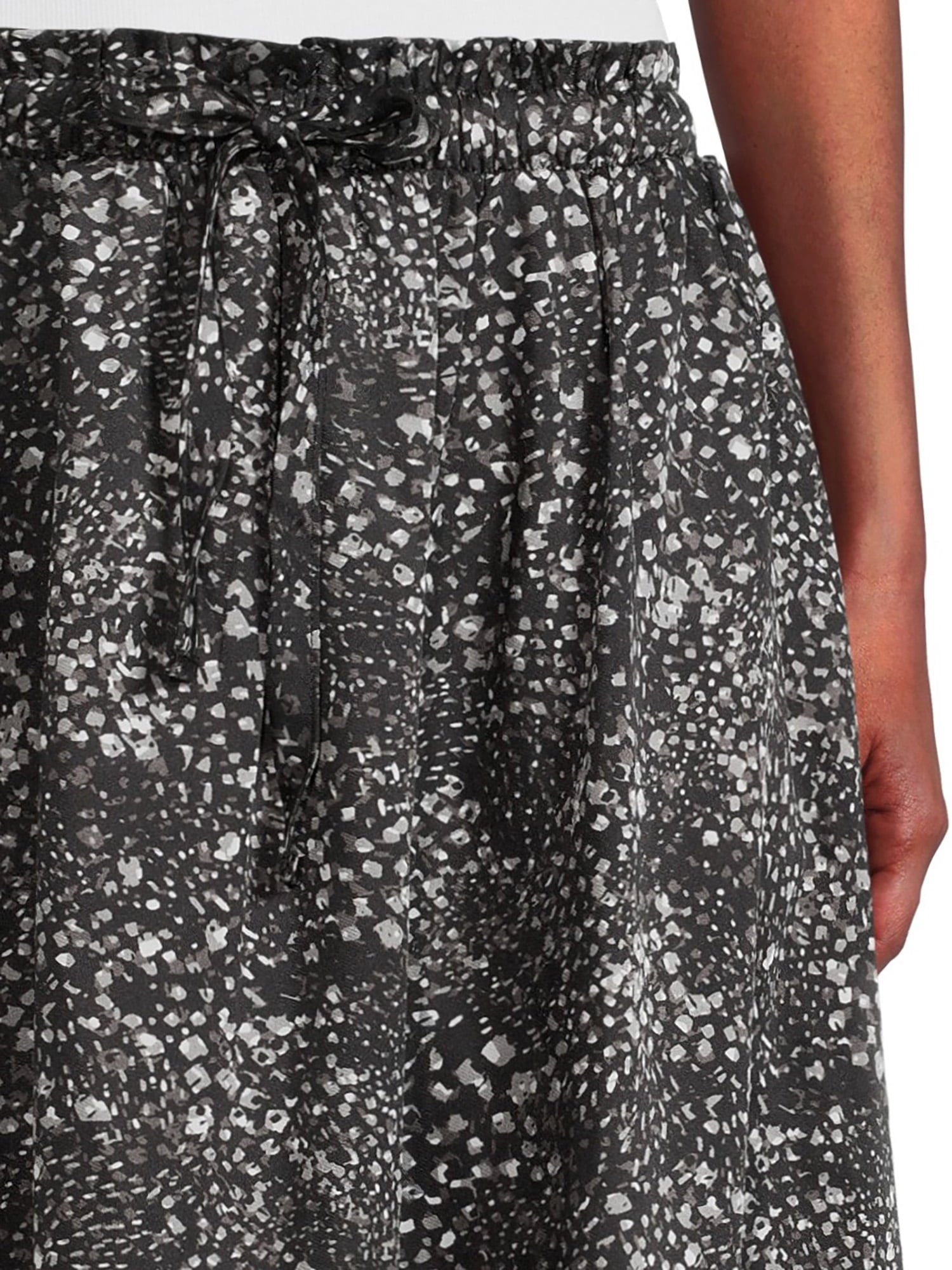 Time and Tru Women's Handkerchief Hem Midi Skirt with Drawcord, Sizes XS-XXL - image 4 of 5