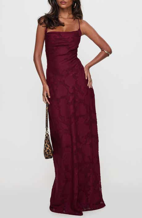 Courtney Placed Floral Long Sleeve Dress