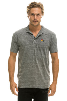 AVIATOR NATION POLO - CHARCOAL