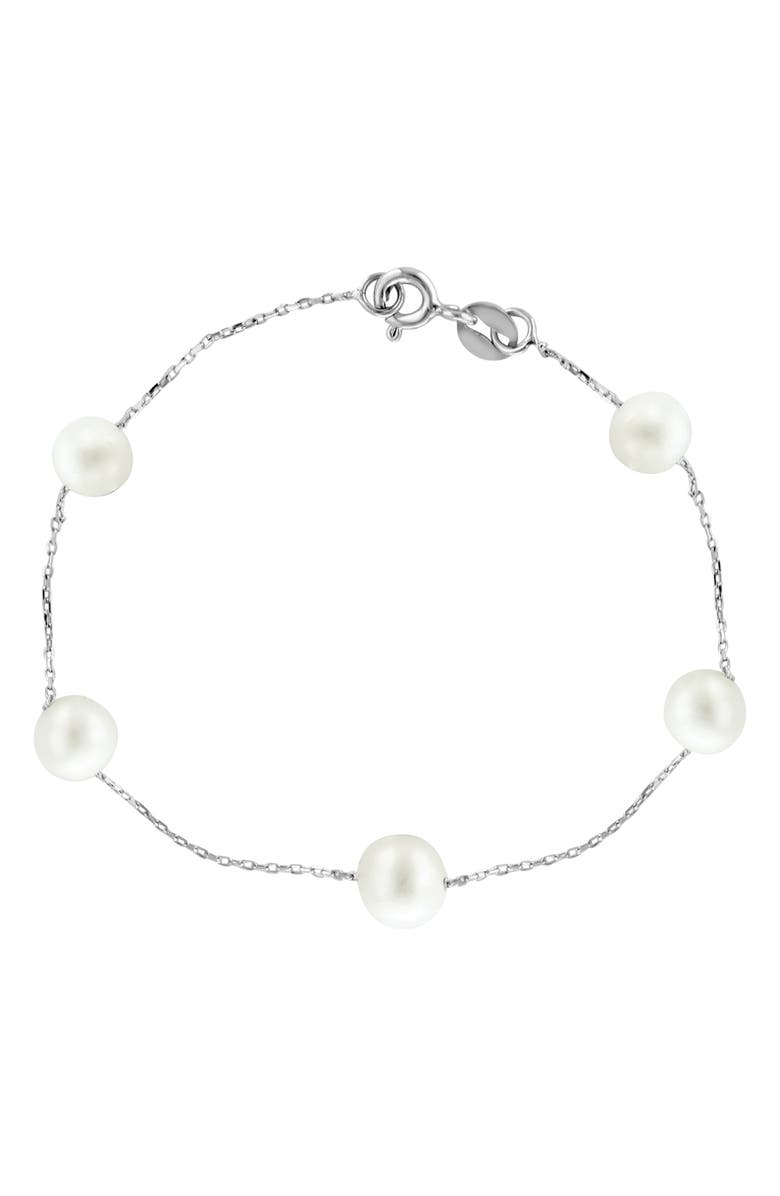 EFFY Sterling Silver & 6-7mm Cultured Freshwater Pearl Bracelet