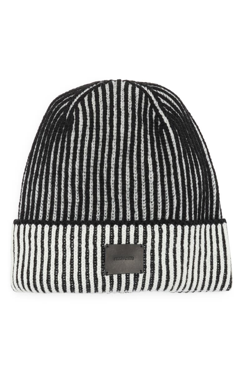 AllSaints Underground Chain Stitch Beanie