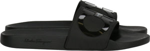 FERRAGAMO Groove 2 Slide Sandal, Alternate, color, Black