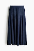H & M Flared Denim Skirt