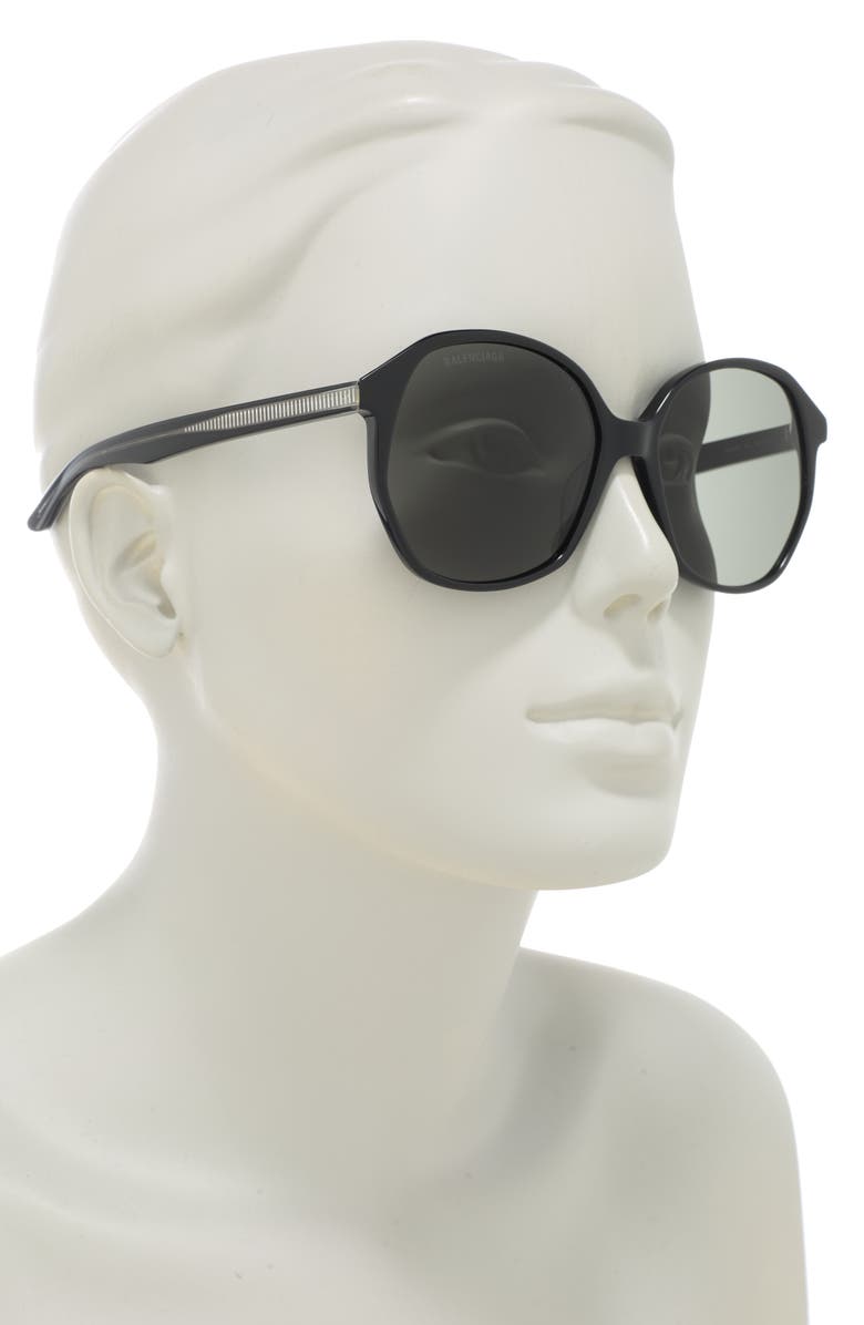 Balenciaga 58mm Round Sunglasses