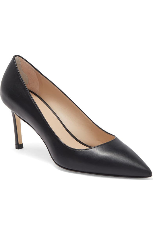 Stuart Weitzman Leigh 75 Pointed Toe Pump (Women)