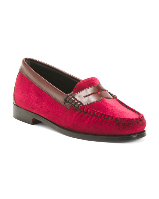 Whitney Velvet Loafers