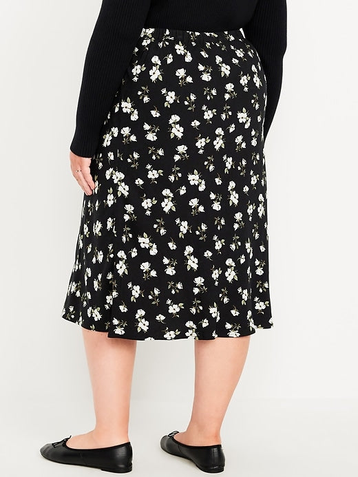 Image number 8 showing, Crepe A-Line Midi Skirt