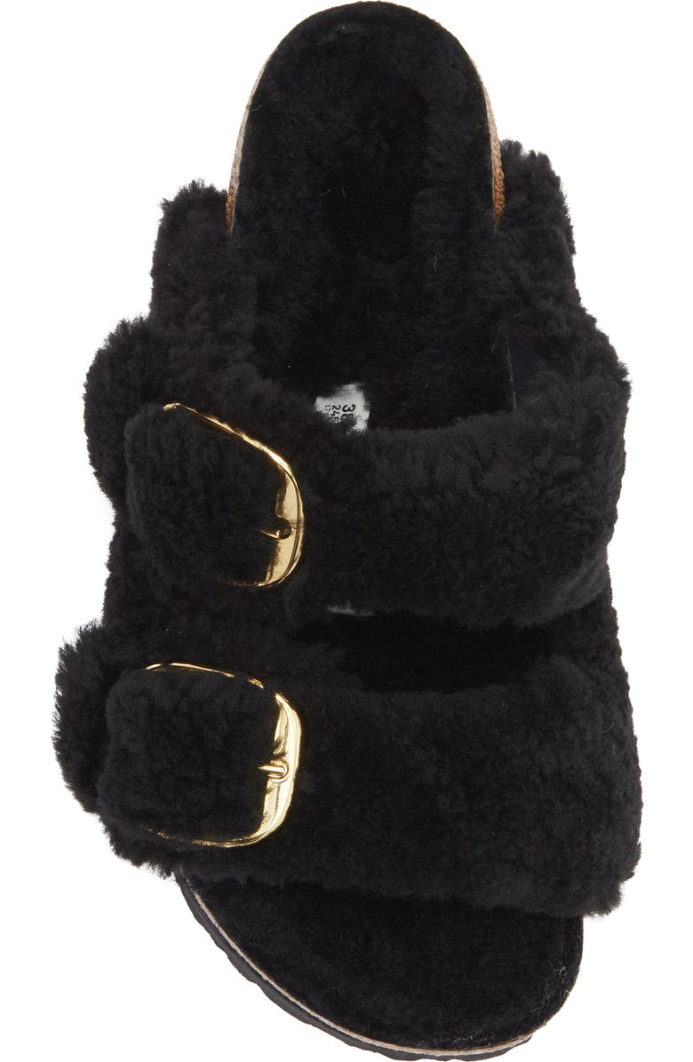 Birkenstock Arizona Big Buckle Teddy Genuine Shearling Sandal - Discontinued (Women)