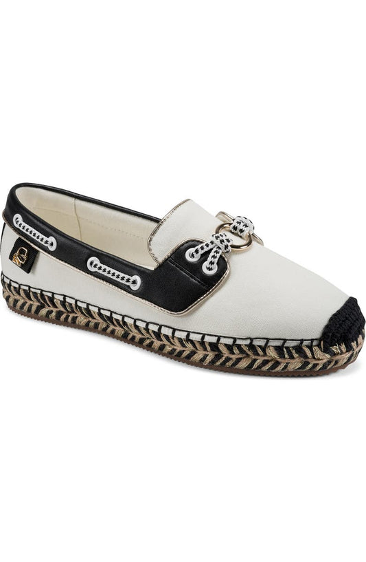 KARL LAGERFELD PARIS Miami Espadrille Boat Shoe (Women)