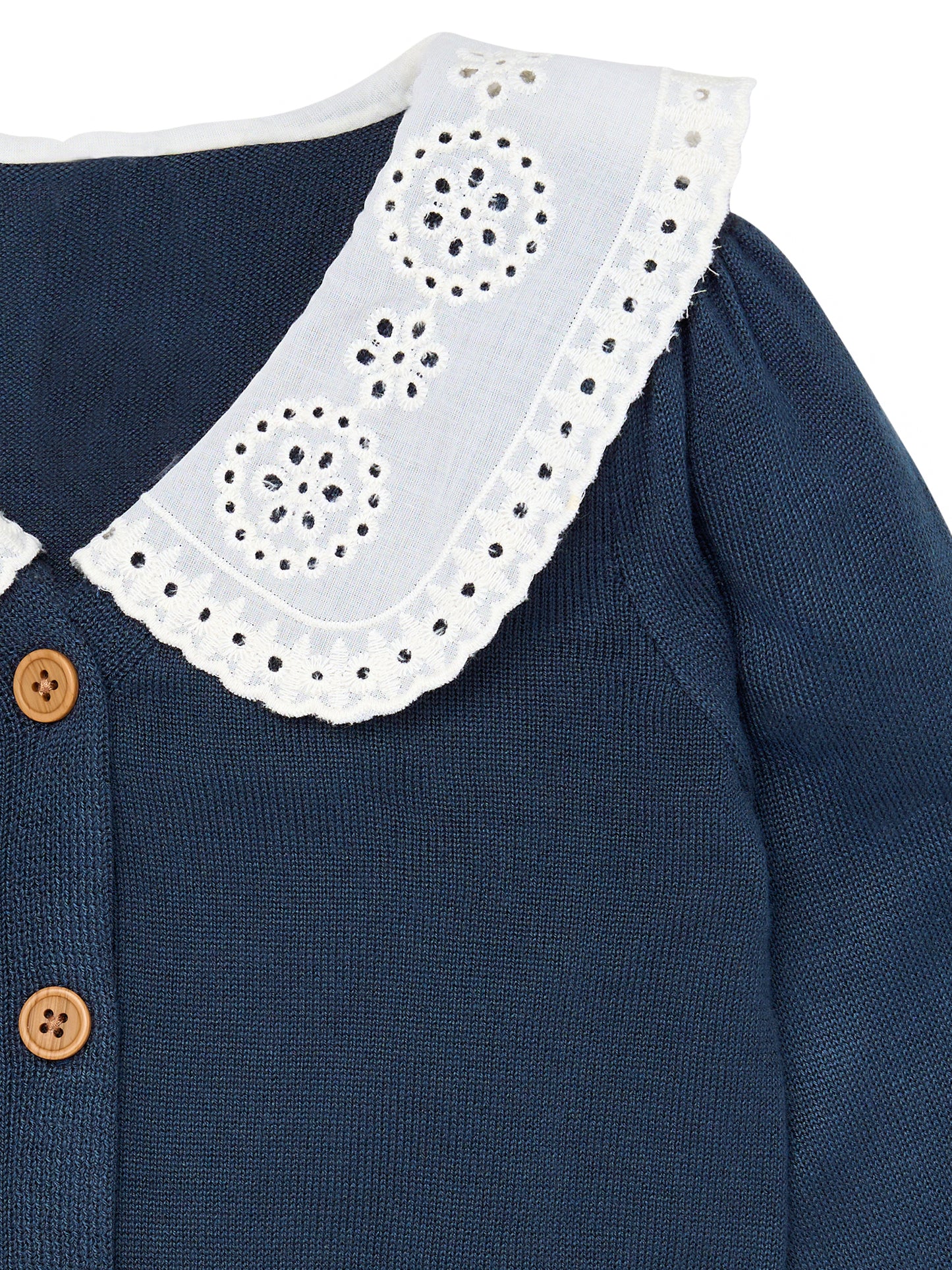 Walmart Modern Moments by Gerber Toddler Girl Woven Collar Sweater, Sizes 12M-5T