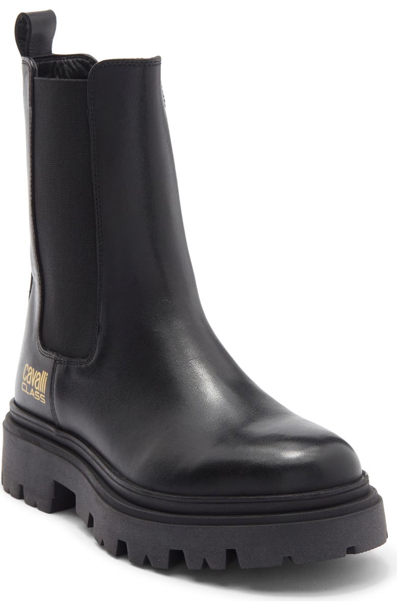 Roberto Cavalli Lug Platform Chelsea Boot (Women)