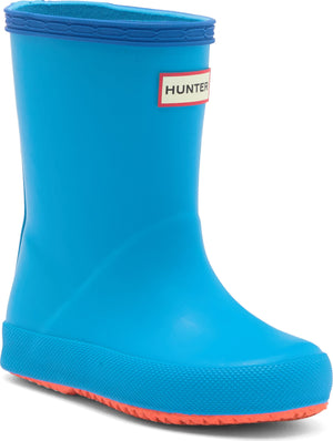 Hunter Kids' First Classic Rain Boot, Main, color, Vivd Blue/ Imperial Blue