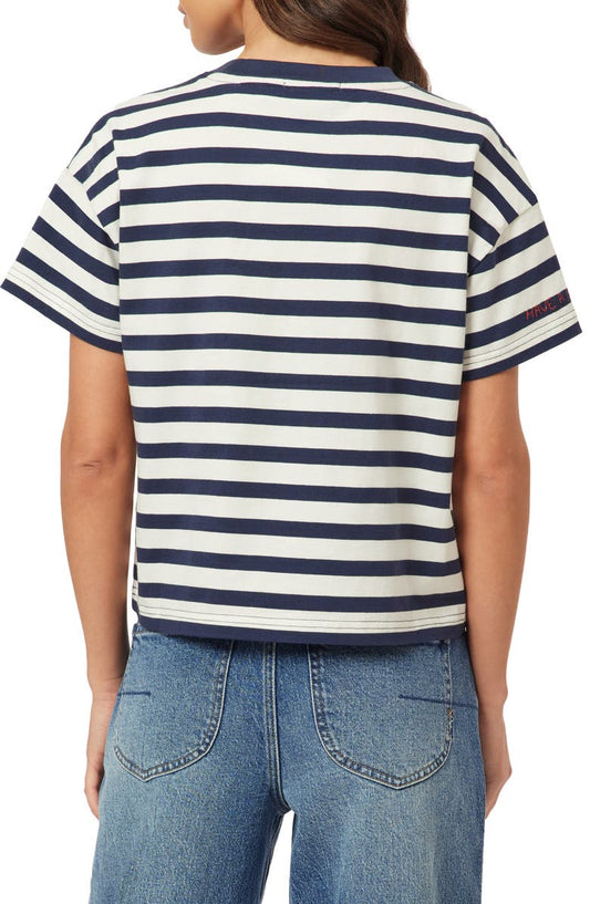 Scotch & Soda Boxy Yarn Dye Stripe T-Shirt