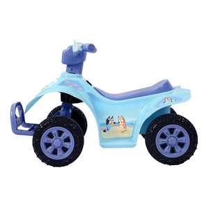 thumbnail image 4 of Bluey ATV Quad, 6V Battery Powered Ride-On for Kids Ages 1.5+, Blue, 4 of 10