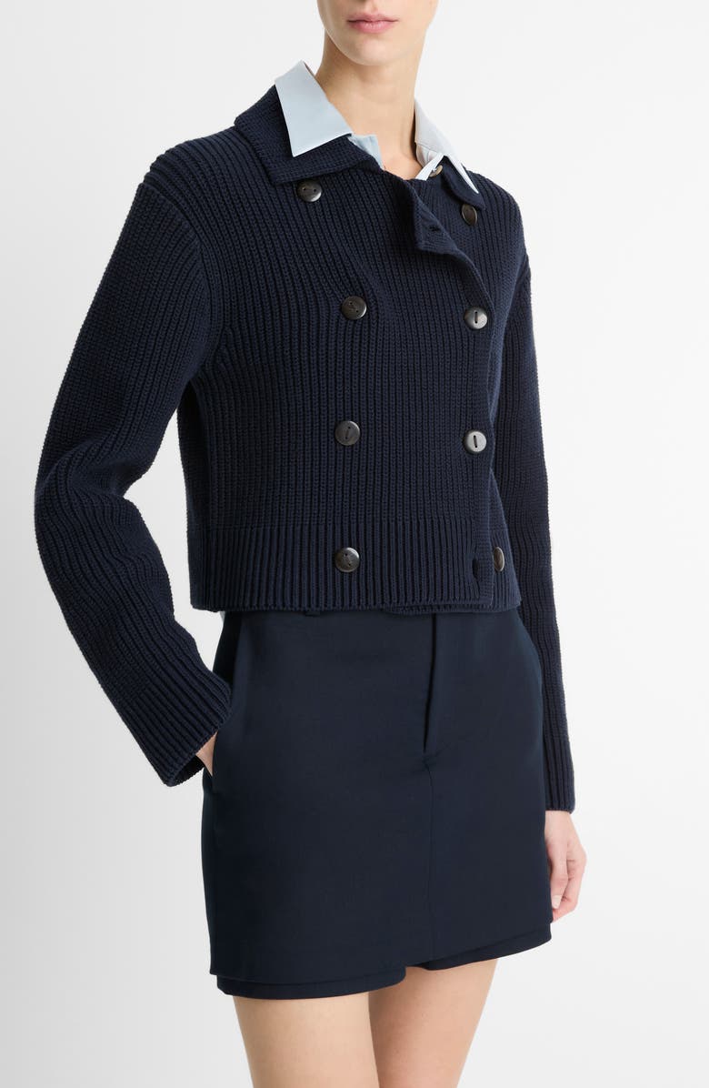 Vince Double Breasted Sweater Jacket