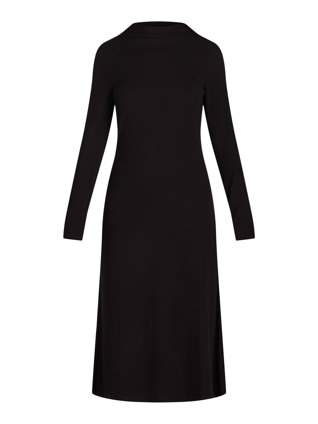 thumbnail image 4 of Time and Tru Women's and Women's Plus Ribbed Hacci Knit Midi Dress, Sizes XS-4X, 4 of 4