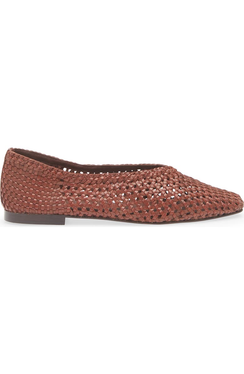 Madewell The Mylie Ballet Flat in Handwoven Leather (Women)