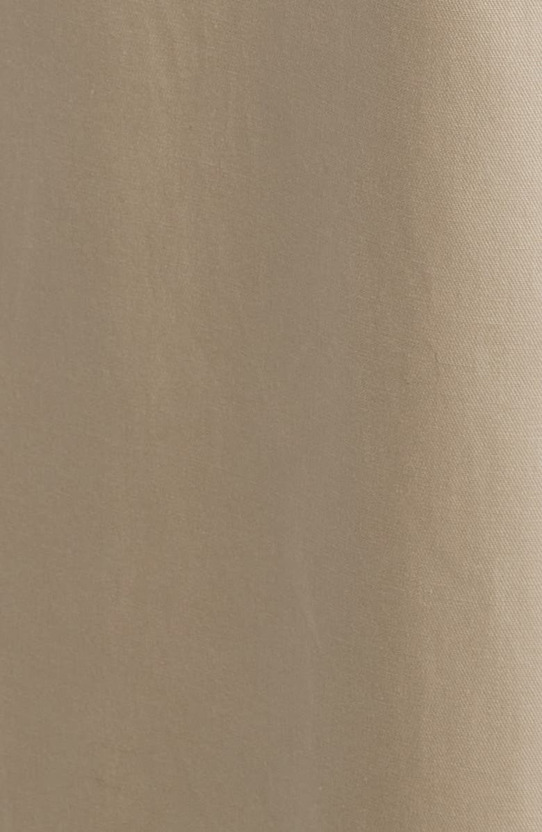 Topshop Twill Midi Circle Skirt