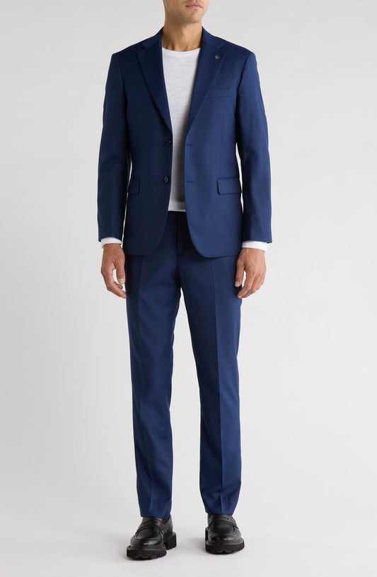 Scotch & Soda Blue Classic Fit Suit