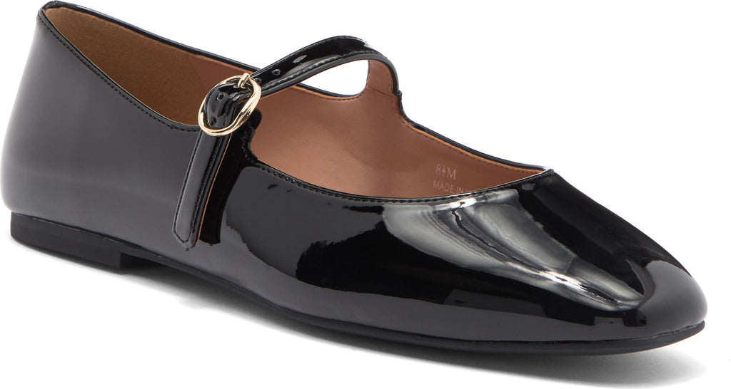 Linea Paolo Mona Mary Jane Flat, Main, color, Black Patent