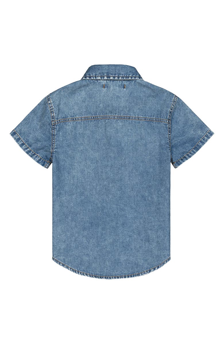 Joe's Jeans Short Sleeve Chambray Button-Up Shirt & Shorts Set