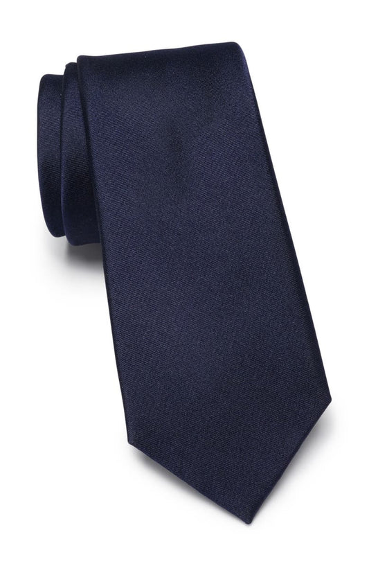 SAVILE ROW CO Solid Silk Blend Tie