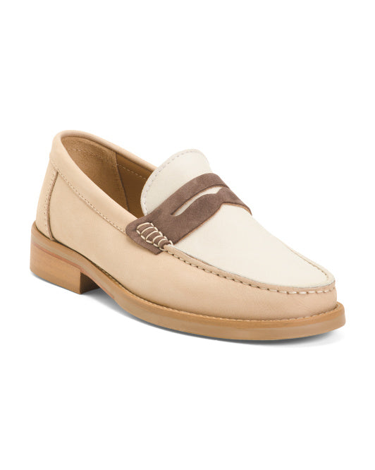 GREATS Made In Italy Nubuck Leather Essex Penny Loafers