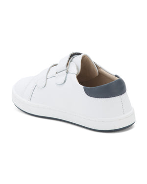 OLD SOLES Leather Velcro Sneakers (Toddler Little Kid)