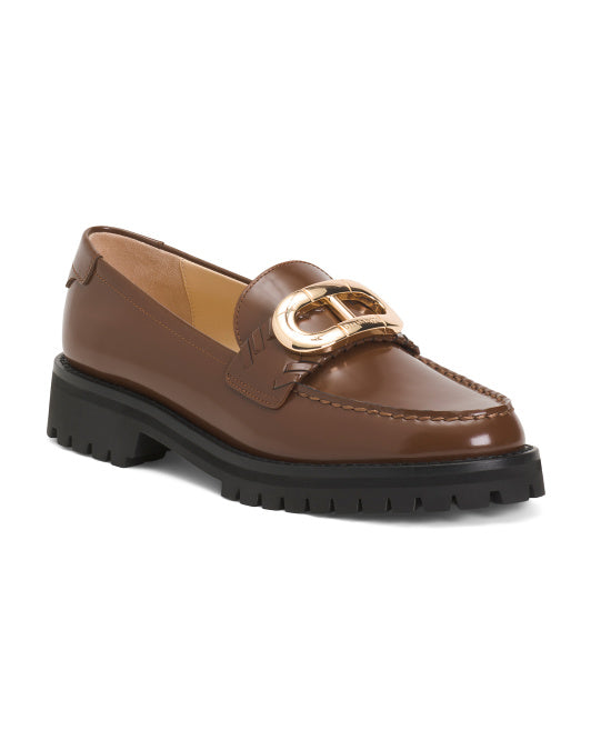 DEE OCLEPPO Patent Leather Osaka Loafers