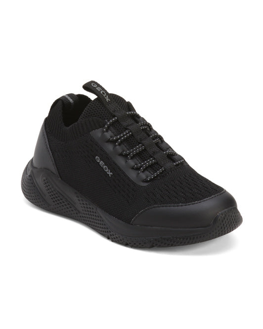 GEOX Leather Sprintye Sneakers (Toddler Little Kid)