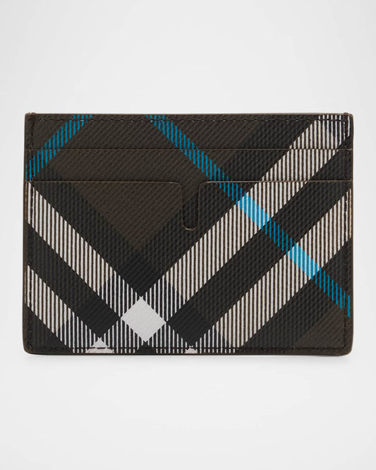 BurberryMen's Check Card Case