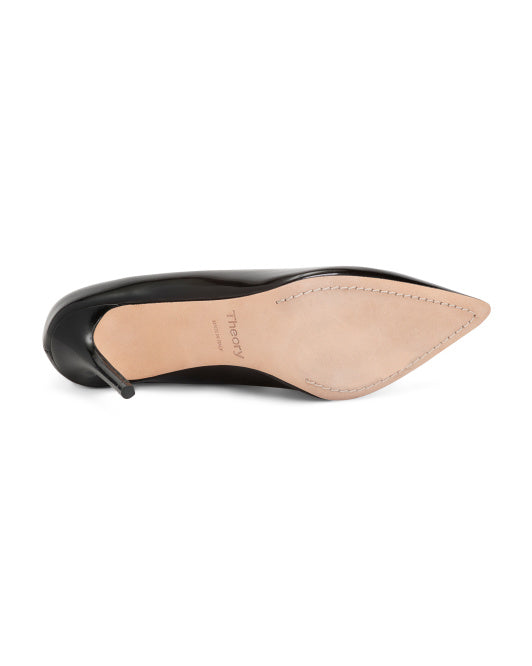 THEORY Made In Italy Leather City Pumps