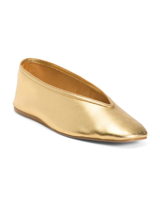 DOLCE VITA Leather Braidy Flats