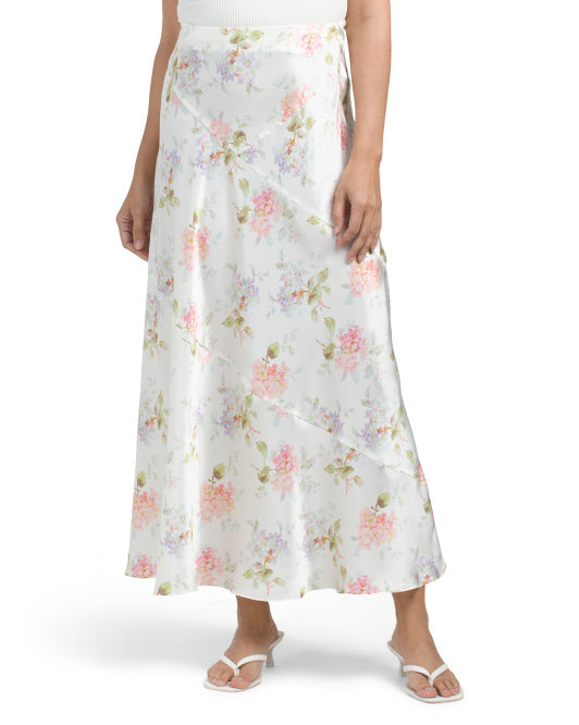 LOVE SHACK FANCY Silk Booker Skirt