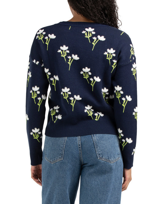BELLDINI Floral Sweater