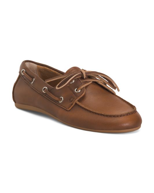 BIBI LOU Leather Boat Shoes