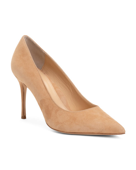 MARION PARKE Made In Brazil Suede Classic Pumps
