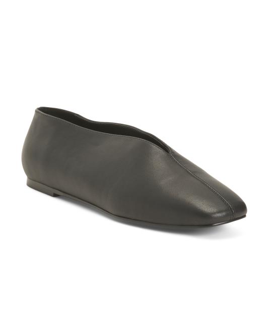 BLACK SUEDE STUDIO Made In Brazil Leather Lue Choked Up Ballerina Flats