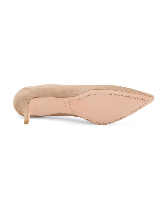 THEORY Made In Italy Suede City 55 Pumps