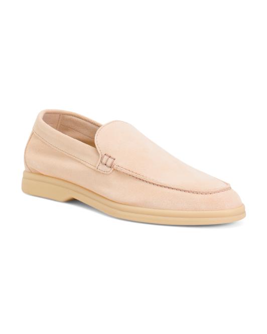BOEMOS Made In Italy Suede Loafers