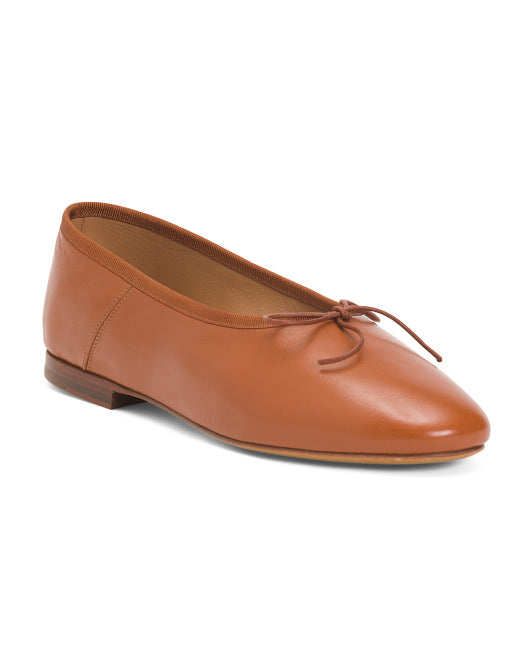 MANSUR GAVRIEL Made In Portugal Leather Dream Ballerina Flats
