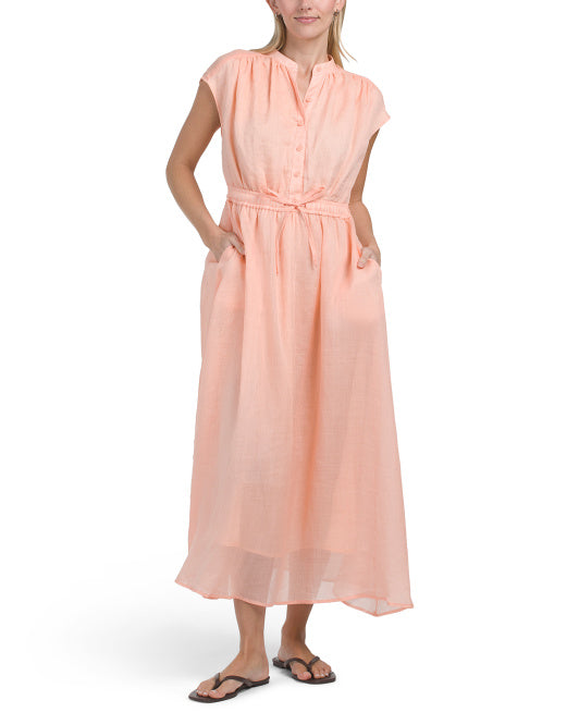 ELAN Maxi Shirt Dress