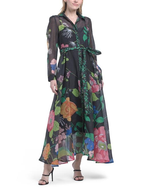 NANCY YANG Garden Flower Dress