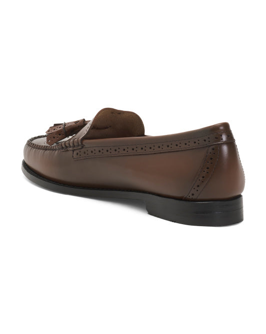 GH BASS Leather Estelle Tassel Weejun Loafers