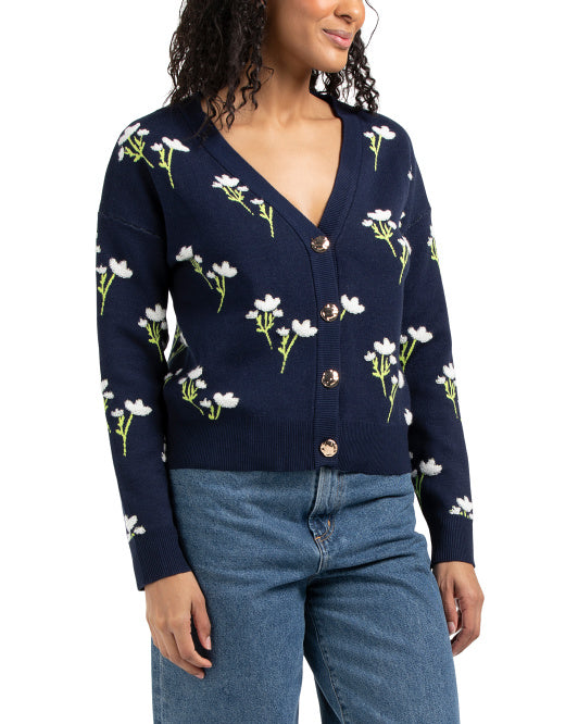 BELLDINI Floral Sweater